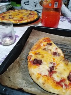 صورة لوصفة بيتزا 🍕
