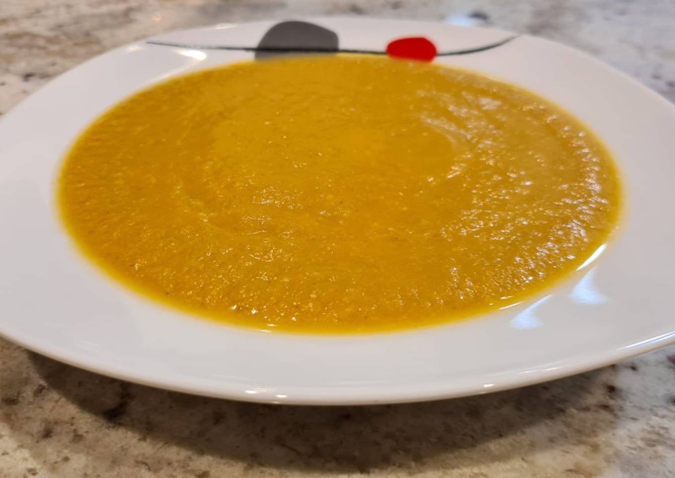 Crema de calabacín, calabaza y champiñones