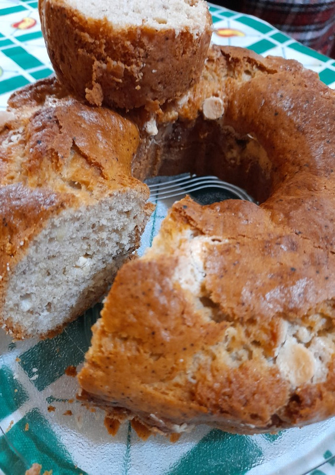 Una foto de Budín de banana sin manteca