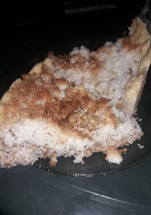 Una foto de Tarta de coco y dulce de leche