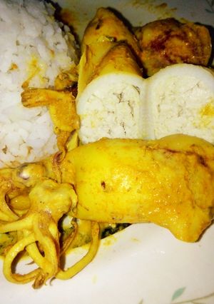 Foto resep Gulai cumi bertelur