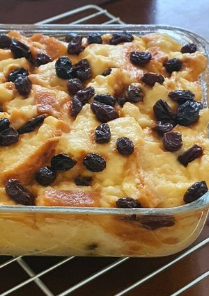 Foto resep Pudding Roti Kukus