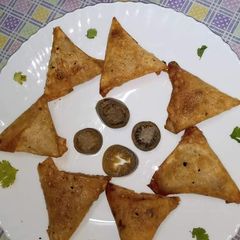 Jalapenos cheese samosa A picture of Jalapenos cheese samosa.