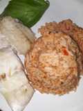 Timbal de arroz con pescado 🐠 al grill