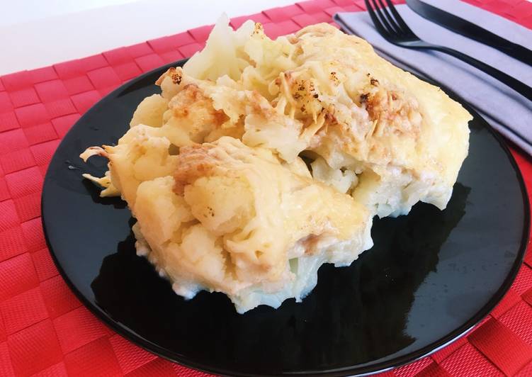 Coliflor gratinada