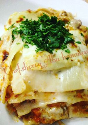 صورة لوصفة 🍝 لازانيا شروق 🍝