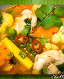 Canh Chua Gà Rau Củ Malaysia