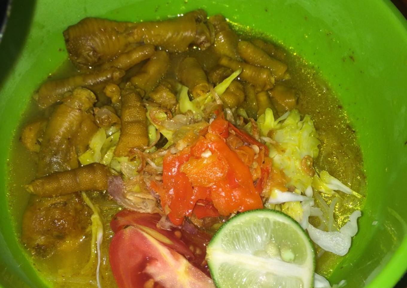 Soto ceker ayam