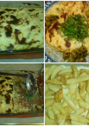 صورة لوصفة ڨراتان بطاطا و الدجاج بالبيشاميل
