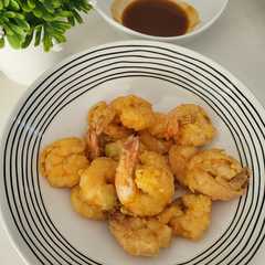 A picture of Udang Goreng Tepung (saus BBQ).
