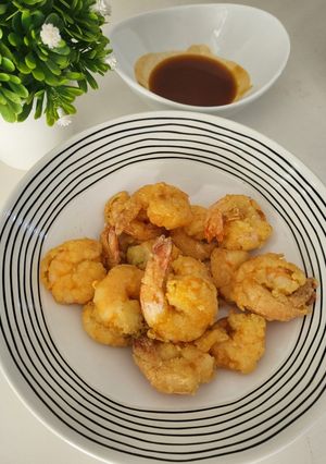 Foto resep Udang Goreng Tepung (saus BBQ)