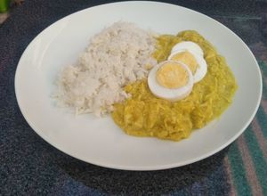 Una foto de Ají de gallina