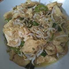 A picture of Tumis toge tahu #PejuangDapur #PeduliKankerPayudara.