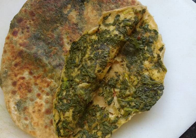 Recipe of Speedy Spicy spinach parrotta