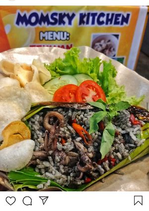 Foto resep Nasi Bakar Cumi