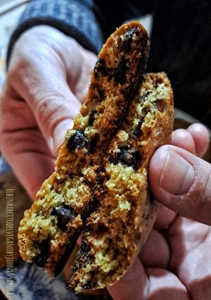 Una foto de (VEGANO) GALLETAS CON CHIPS DE CHOCOLATE