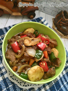 Foto resep Daging Dan Sapo Tahu Lada Hitam