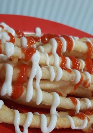 Foto resep Kentang goreng panjang 2bahan