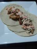 Taco de chicharrón de pescado de navidad al estilo ranchero las Correa