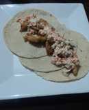 Taco de chicharrón de pescado de navidad al estilo ranchero las Correa