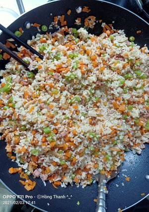 Hình của món Cơm chiên Dương Châu.
