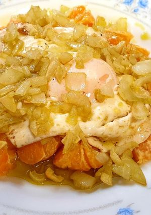 Una foto de Picadillo de naranja 🍊 ricooo
