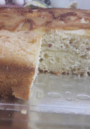 Una foto de Torta fácil con manzanas