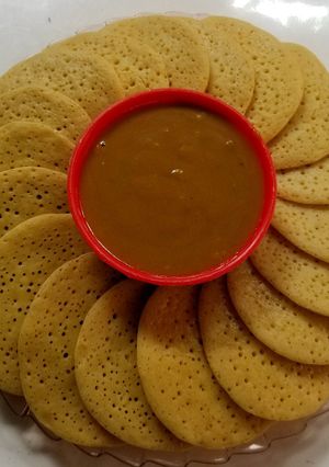 Foto resep Serabi kuah durian
