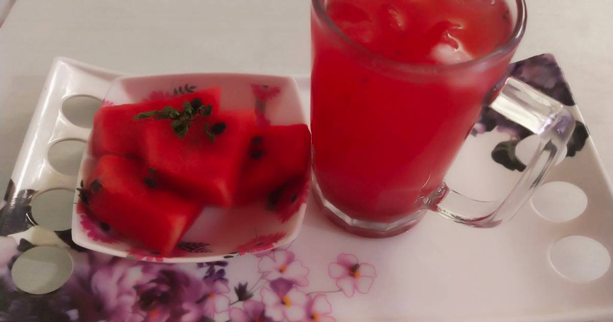 मेलन जूस (Melon juice recipe in Hindi) रेसिपी बनाने की विधि in Hindi by