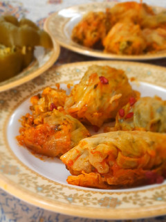 عکسی از دستور دلمه کلم