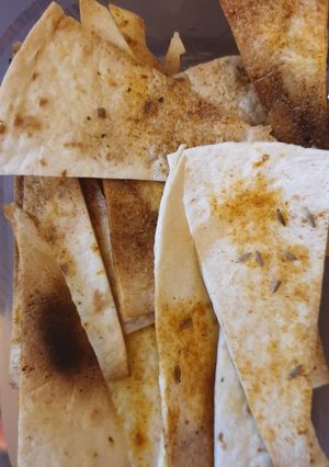 A picture of Tortilla chips 🍟 😋.