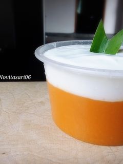 Foto resep 🍃Mango smoothie with cream🍃