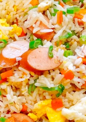 A picture of Sausage Fried Rice.