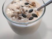 Una foto de smoothies plátano