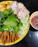 Bún đậu mắm tôm. (Made by Me)