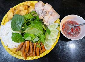 Hình của món Bún đậu mắm tôm. (Made by Me).