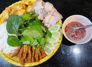 Hình của món Bún đậu mắm tôm. (Made by Me).
