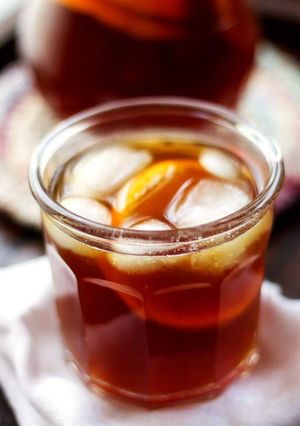 A picture of Lipton, watermelon and lemon Iced Tea.