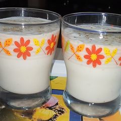 A picture of Dry Fruit Lassi🍶.
