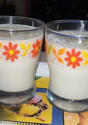 A picture of Dry Fruit Lassi🍶.