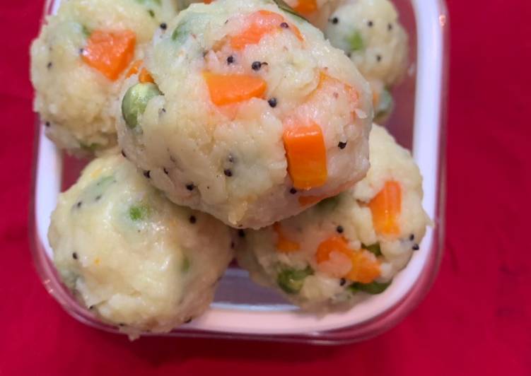 Simple Way to Prepare Homemade Vegetable rice balls