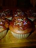 Ponquesitos de Chocolate (sin huevo)