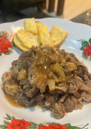 Foto resep Slice daging steak