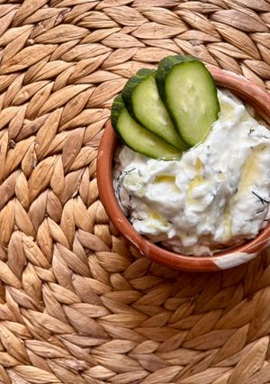 A picture of Tzatziki 🥄.