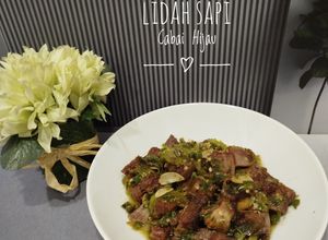 Foto resep Lidah Sapi Cabe Hijau