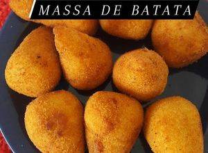 Foto de Coxinha com massa de batata 🍗🥔