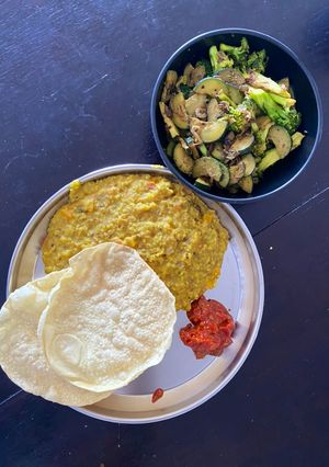 A picture of My Dal kichdi.
