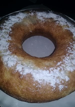 Una foto de Budín de pera 🍐😋