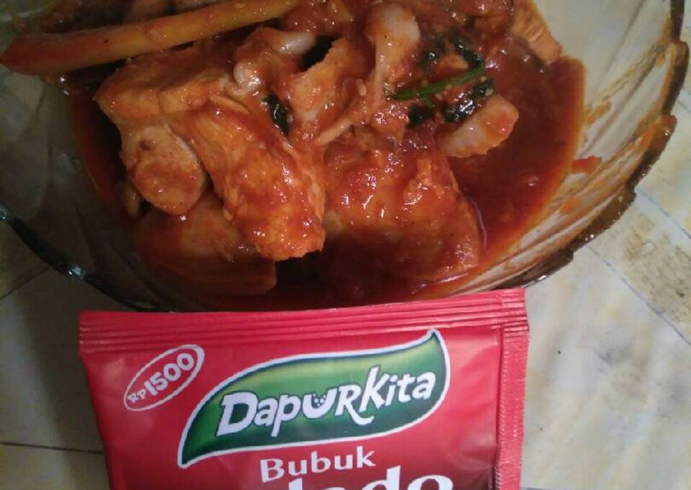 Ayam balado kemangi simple