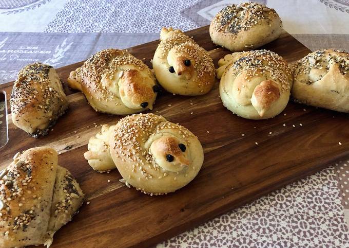 Colombine di pane con lievito madre